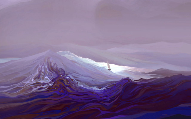 Mountain cross sky clouds liminal free wallpaper for desktop - medium preview image