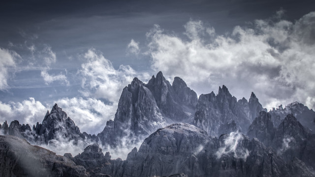 Mountain range clouds sun sheep free wallpaper for desktop - medium preview image