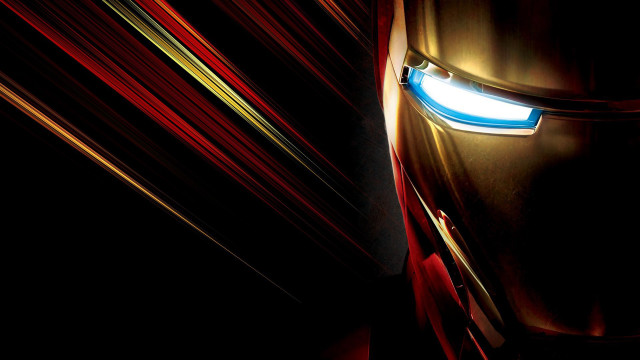 Iron man closeup blurry background #2 free wallpaper for desktop - medium preview image