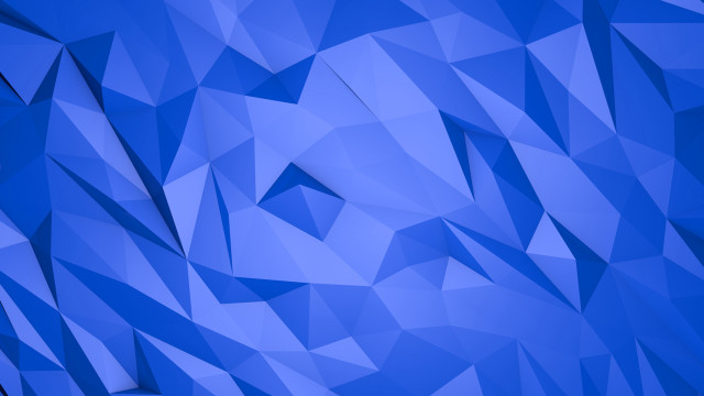 Blue abstract lowpoly blurred geometric free wallpaper for desktop - medium preview image