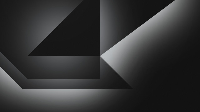 Black white square object light free wallpaper for desktop - medium preview image