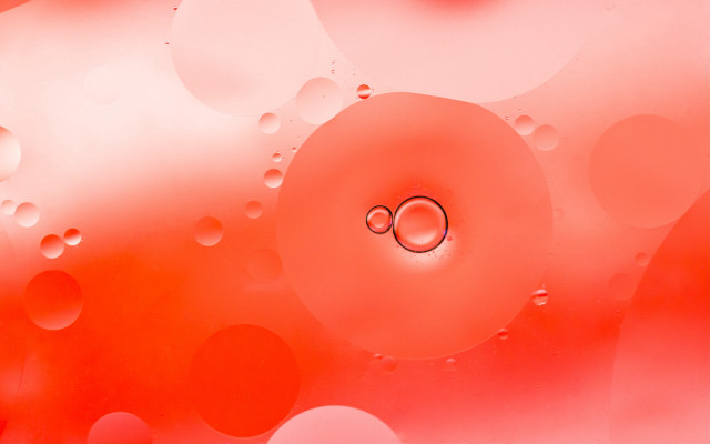 Water droplet bubbles red circle free wallpaper for desktop - medium preview image