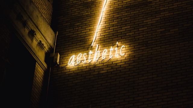 Neon sign brick wall aesthetic free wallpaper for desktop - medium preview image
