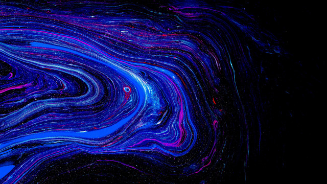 Colorful abstract galaxy night moon free wallpaper for desktop - medium preview image