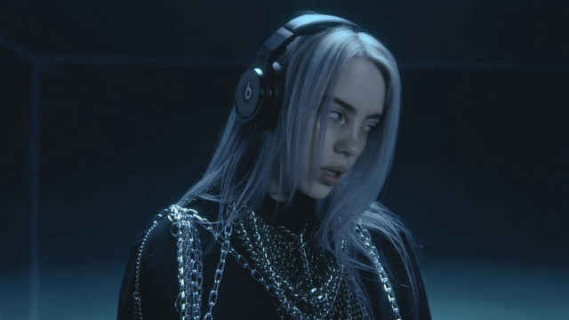 Woman headphones dark room chains free wallpaper for desktop - medium preview image