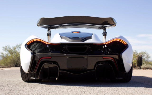 White black car hood open free wallpaper for desktop - medium preview image