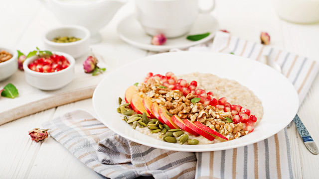 Food nuts fruit coffee spoon free wallpaper for desktop - medium preview image