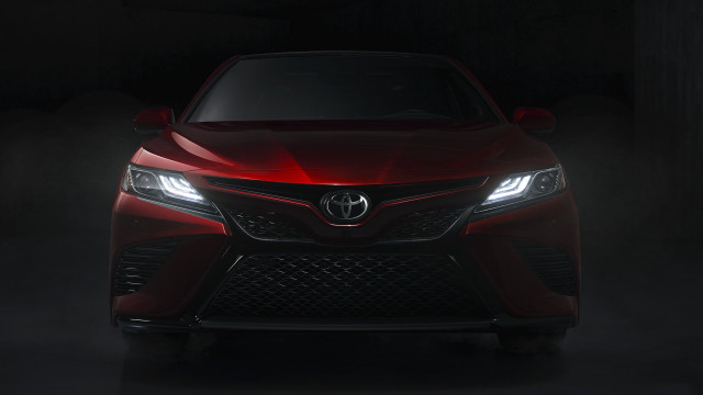Red car headlights fog 3d free wallpaper for desktop - medium preview image