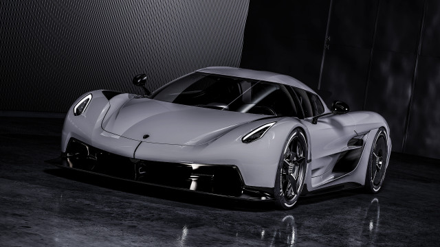 White sports car dark room #15 free wallpaper for desktop - medium preview image