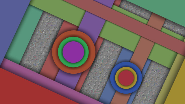 Colorful abstract background central circular free wallpaper for desktop - medium preview image