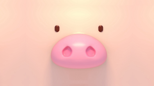 Pink pig nose brown dots free wallpaper for desktop - medium preview image