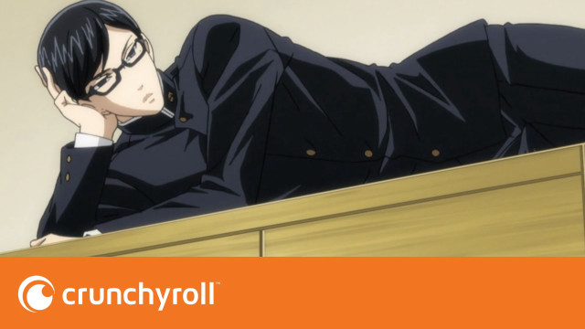 Man suit leaning desk head free wallpaper for desktop - medium preview image