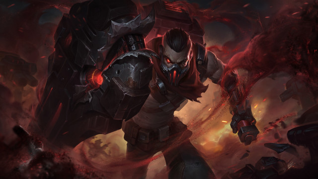 Demonic warrior sword flaming armor free wallpaper for desktop - medium preview image