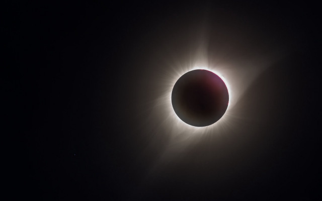 Solar eclipse moon planet sky free wallpaper for desktop - medium preview image