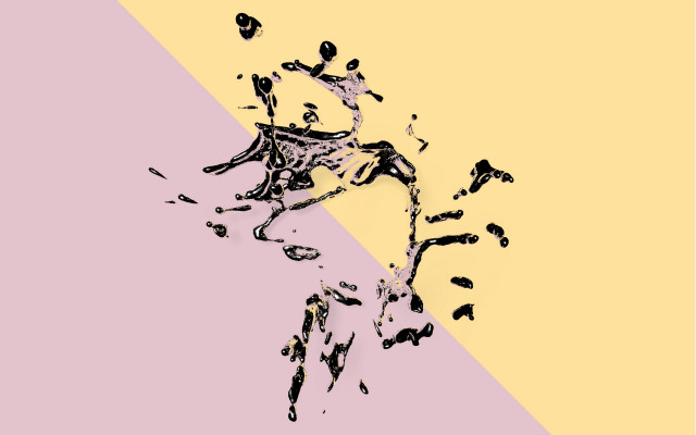 Black white bike yellow pink free wallpaper for desktop - medium preview image