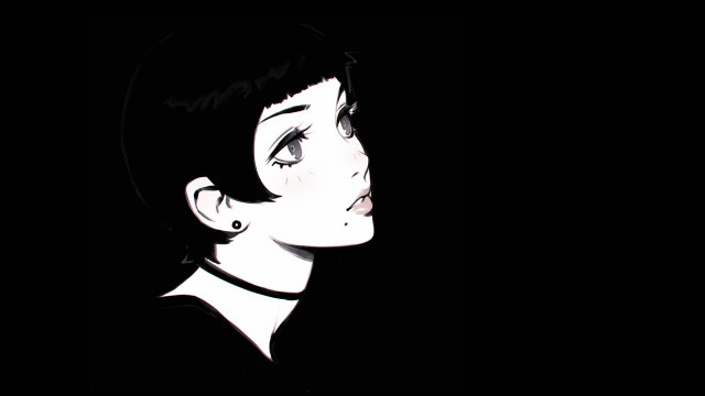 Gothic manga anime blackhat blackbackground free wallpaper for desktop - medium preview image