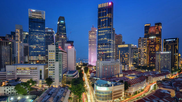 City skyline night tokyo architecture free wallpaper for desktop - medium preview image