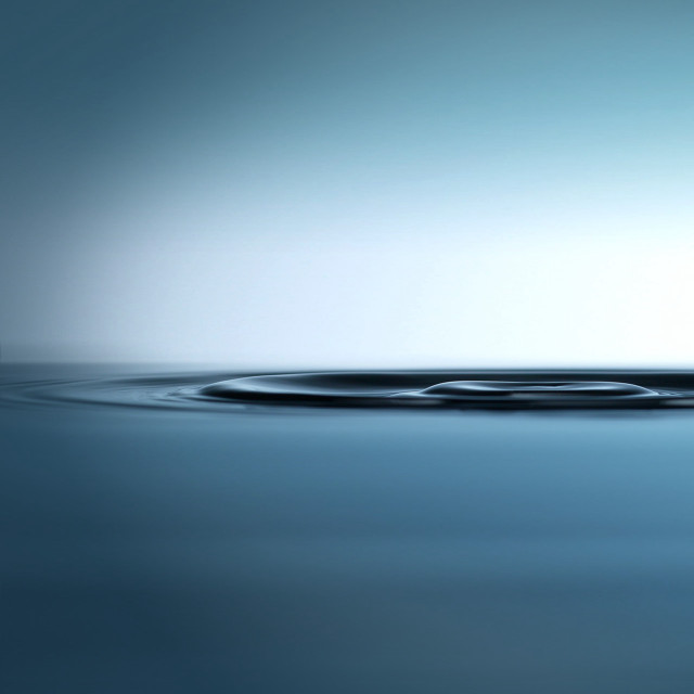 Drop water blue background white free wallpaper for tablet - medium preview image