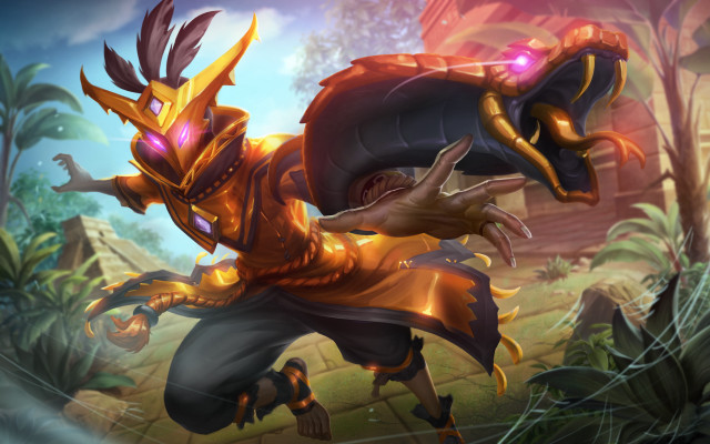 Cartoon jungle run dragon demon free wallpaper for desktop - medium preview image