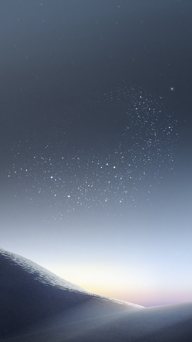 Distant sky stars horizon view free wallpaper for mobile - medium preview image
