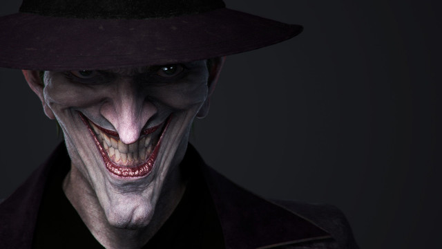 Creepy clown hat black coat free wallpaper for desktop - medium preview image
