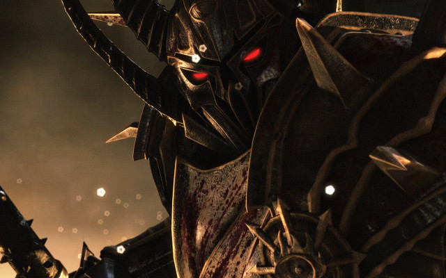 Demonic demon red eyes horns #3 free wallpaper for desktop - medium preview image