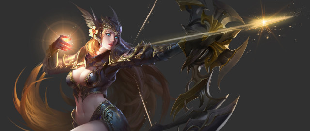 Fan qi glowing sword armor free wallpaper for desktop - medium preview image