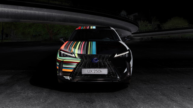 Colorful stripe car night 3d free wallpaper for desktop - medium preview image