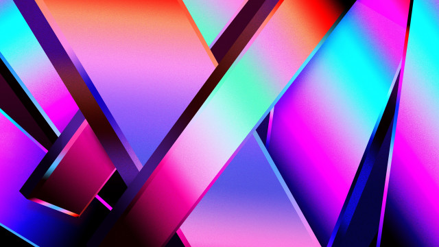 Colorful abstract large v small free wallpaper for desktop - medium preview image