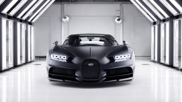 Black bugatti garage white walls #2 free wallpaper for desktop - medium preview image