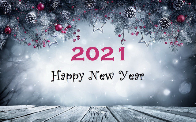 Wooden table christmas tree newyear free wallpaper for desktop - medium preview image