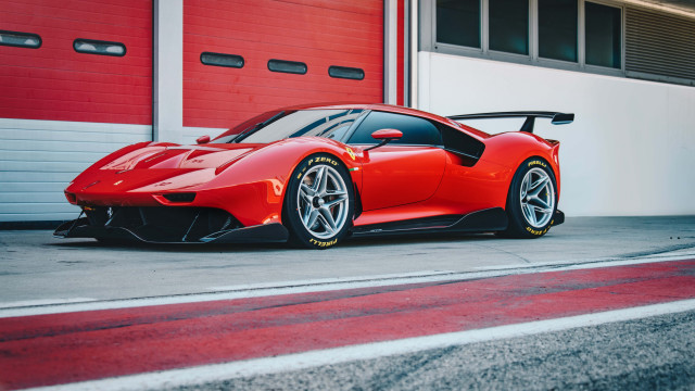 Red sports car garage door #5 free wallpaper for desktop - medium preview image