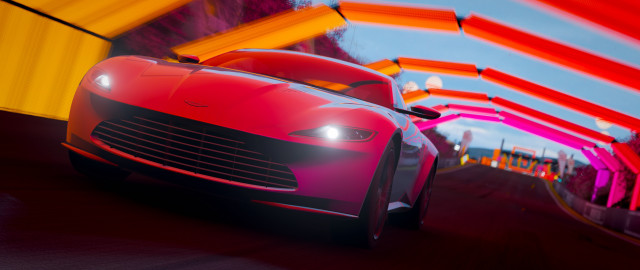 Red sports car race track #7 free wallpaper for desktop - medium preview image