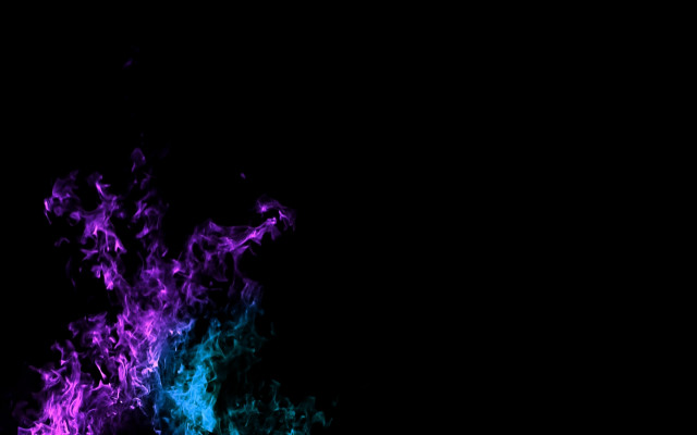 Arcane purple blue fire 3d free wallpaper for desktop - medium preview image