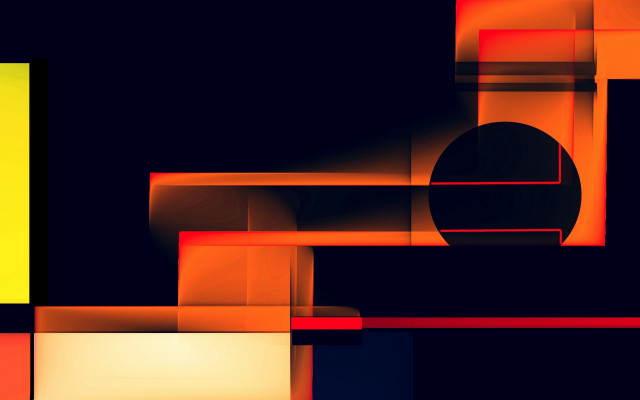 Black yellow red geometric abstract free wallpaper for desktop - medium preview image