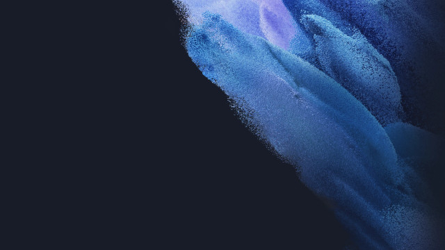 Blue white abstract galaxy night free wallpaper for desktop - medium preview image
