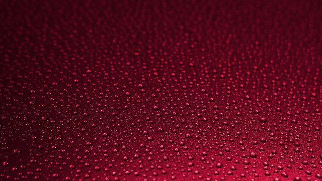 Red water droplets macro kinetic free wallpaper for desktop - medium preview image