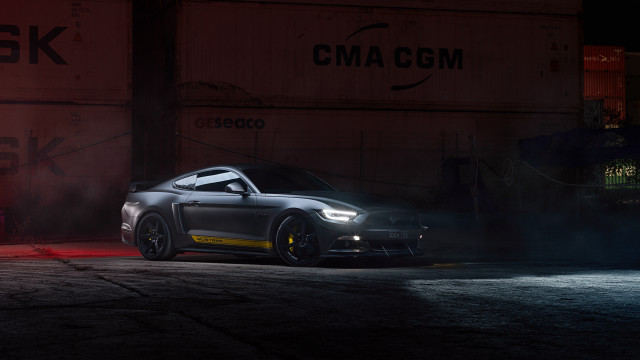 Car dark parkinglot redlight boxtruck free wallpaper for desktop - medium preview image