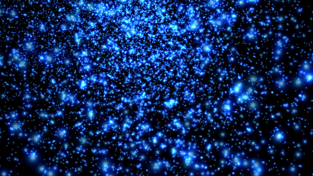 Blue background small stars black free wallpaper for desktop - medium preview image