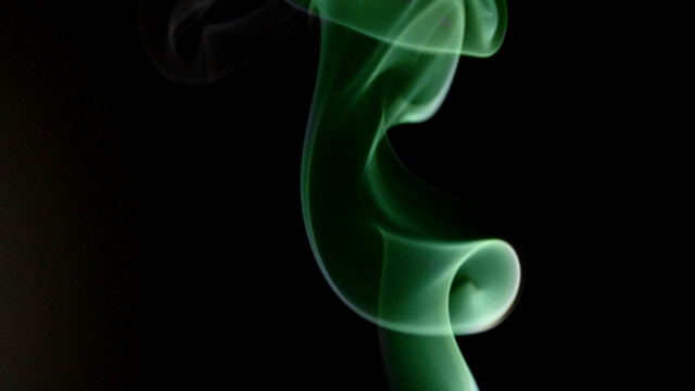 Green smoke black background white free wallpaper for desktop - medium preview image