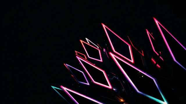 Neon sign cyberpunk elsa flandre free wallpaper for desktop - medium preview image