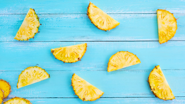 Blue pineapple table knife fruit free wallpaper for desktop - medium preview image