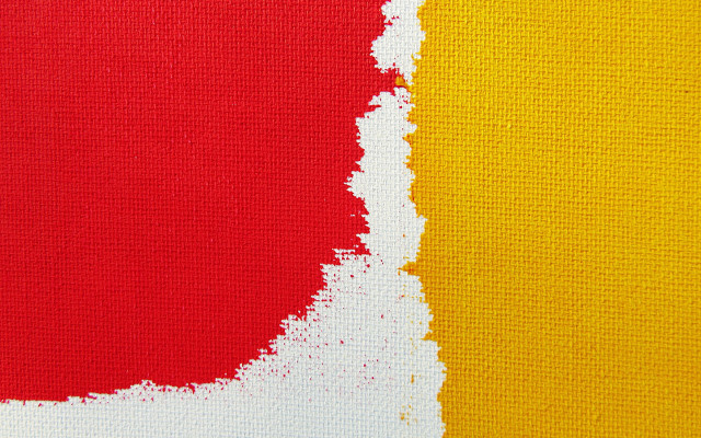 Red yellow painting white background free wallpaper for desktop - medium preview image