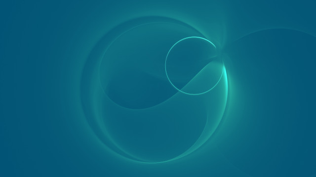Blue circle fullmoon lensflare solo free wallpaper for desktop - medium preview image
