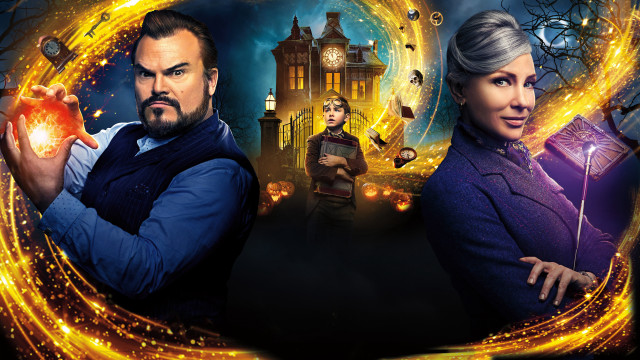 Glowing apple clock tower autumn free wallpaper for desktop - medium preview image