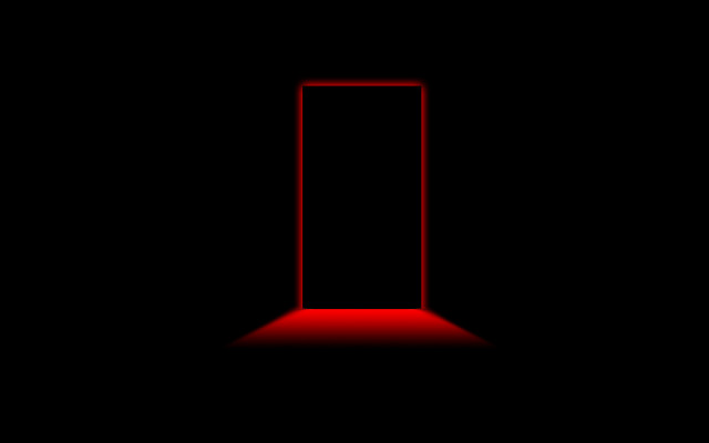 Red door open dark room free wallpaper for desktop - medium preview image