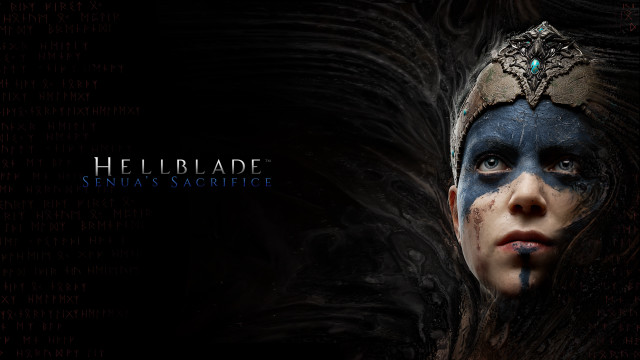Woman blue makeup feathers black free wallpaper for desktop - medium preview image