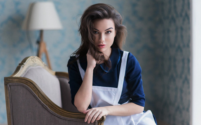 Elina karimova couch lamp portrait free wallpaper for desktop - medium preview image