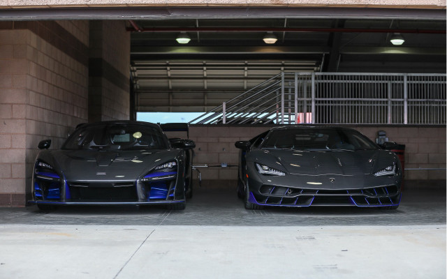 Garage staircase man symmetry puzzle free wallpaper for desktop - medium preview image