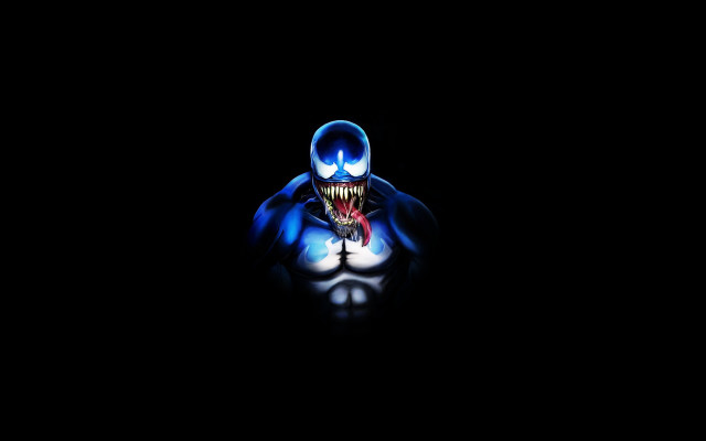 Creepy demon face glowing eyes free wallpaper for desktop - medium preview image